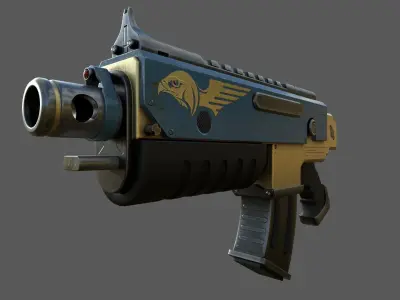 Bolter of Steppe Hawks chapter Free 3D model