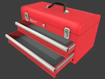 Toolbox Low-poly 3D model shop
