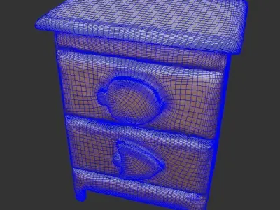childrens wardrobe photogrammetry Free low-poly 3D model