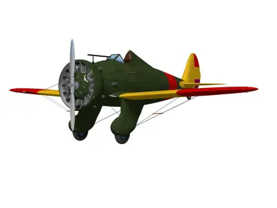 Boeing P-26 Peashooter 3D model purchase