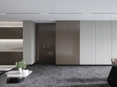  Office interior scene 58 3D model
