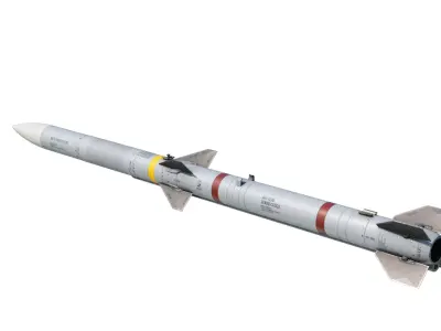 AIM-120 AMRAAM BVR air-to-air Missile 3D model
