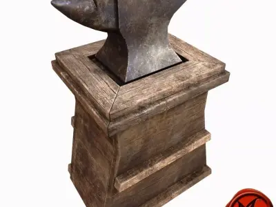 Anvil A Low-poly 3D model