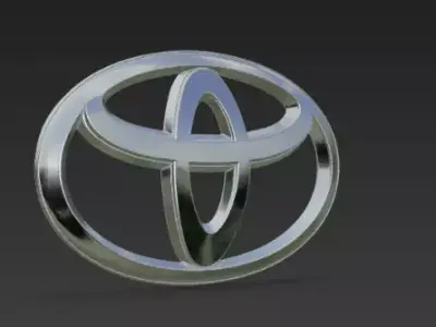 Toyota 3D Logo Model 3D model