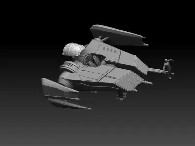 Rogue Shadow Ship 3D print model