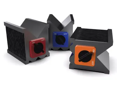 Magnetic Block 4K 3D model