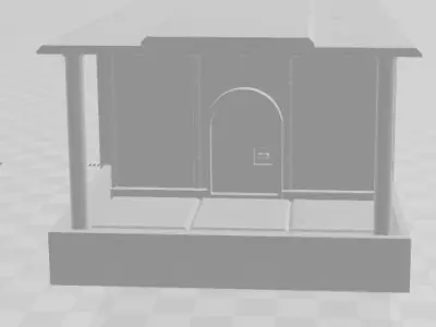Passenger Train 3D model
