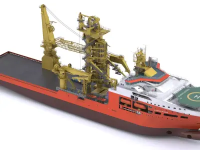 Normand Maximus Subsea Construction Vessel 3D model