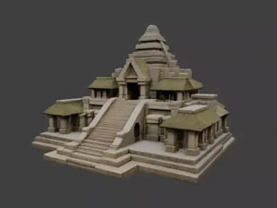 Temple Assets 3D model purchase