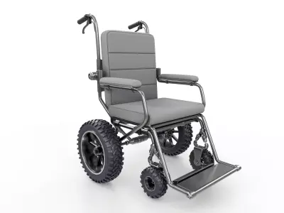 Off road Wheelchair 3D model purchase
