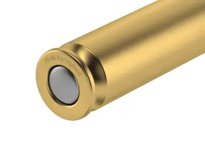 Bullet 30-06 Springfield 3D model