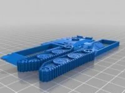 E 25 panzer tank 3D print model