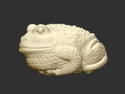 a toad frog 3D print model