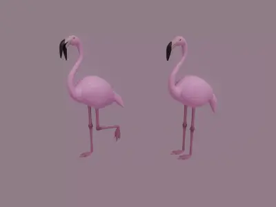 Flamingo 3D model buy