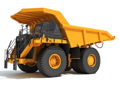 Off Highway Mining Dump Truck 3D model by 3D-Horse
