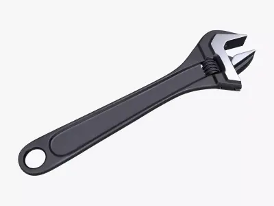 Adjustable Spanner 3D model get