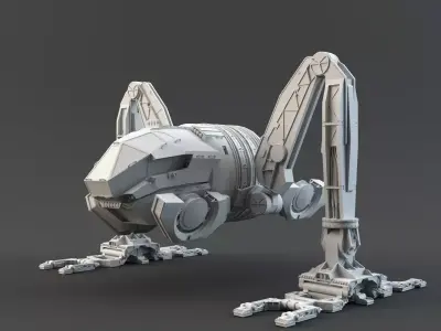 Moon Tug 3D model