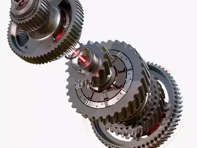 Energy Gear Transmission M1 3D model