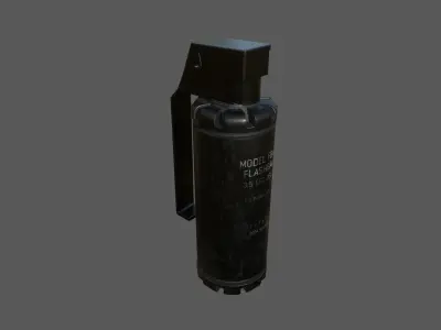 Grenade Pack Low-poly 3D model purchase