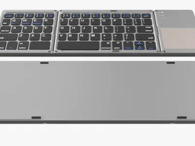 Wireless Folding Bluetooth Keyboard 3D model