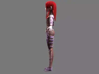 Centipede 3d Character Low-poly 3D model