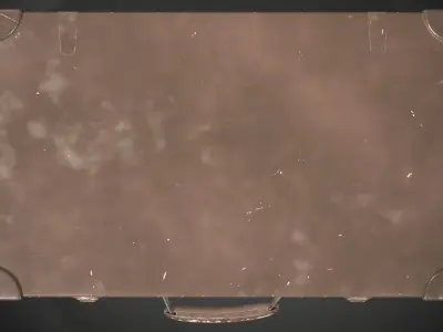 Vintage Painted Case Low-poly 3D model