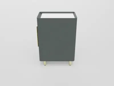Multi-Functional Bedside Cabinet Free 3D model