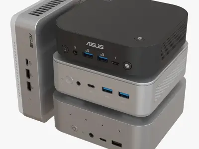 4 Mini PC Collection 2 3D model