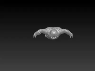 Medieval Saracen soldier Low-poly 3D model