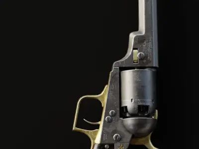 Colt Pocket Revolver 3D model