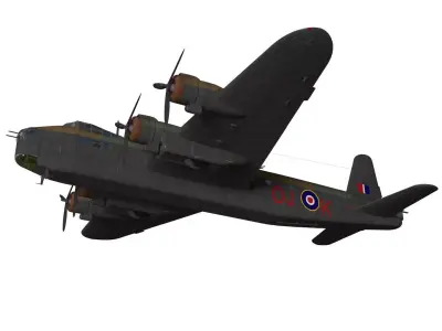 Short Stirling Mk III 3D model