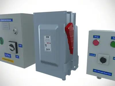 Electric Circuit Fuse Liver 3D model