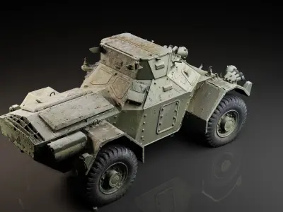Feret Armoured Car 3D model