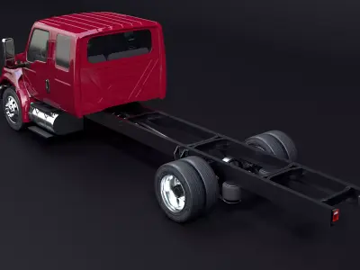 International MV Extended Cab 3D model