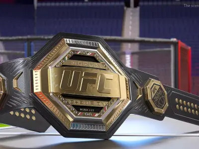 UFC Championship Belt 3D model