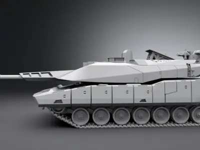 kf51 Panther Scale model 3D print model