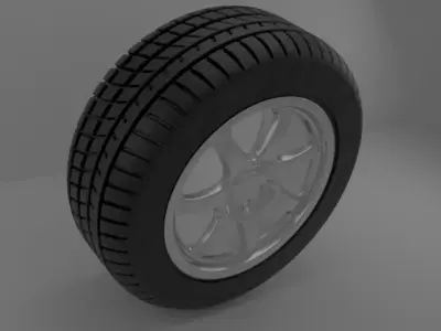 the simple tire 3D model