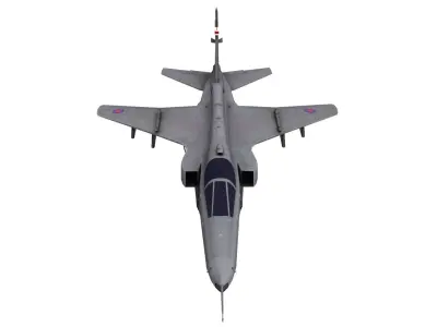Lowpoly Sepecat Jaguar Aircraft Low-poly 3D model