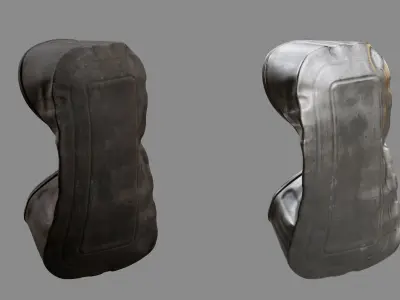 Crushed Fish Can 04 3D model
