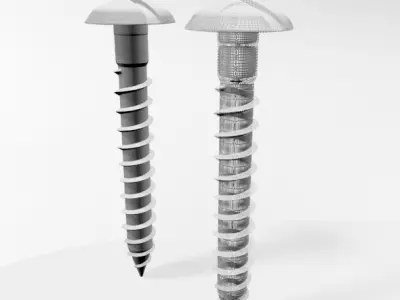 Drywall Screw 07 3D model