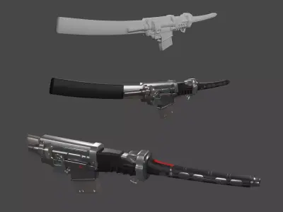 Murasama sword 3D model