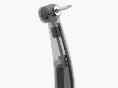 Internal Structure Dental Drill 3D model