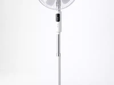 Modern Standing Fan 3D Model - High-Detail Pedestal Fan 3D model