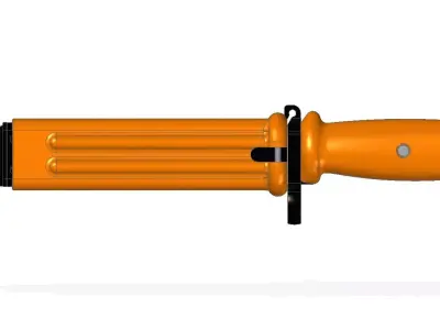 AKM bayonet 3D model