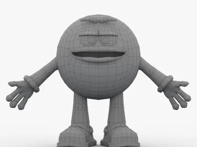 M and Ms Characters 3D model