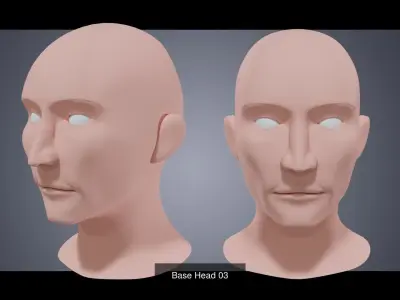 10 BASE HELMETS 3D Model Pack