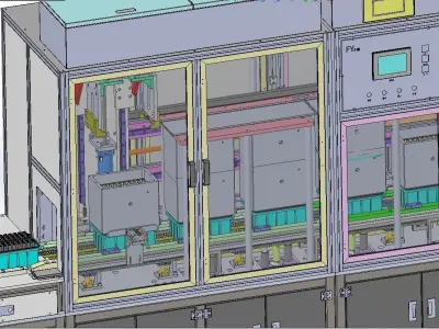 Design model of liquid filling equipment for lithium battery 3D model