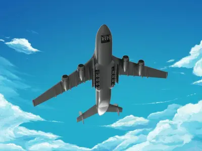 Cargo aircraft 3D model get