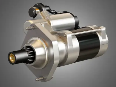 Engine Starter Motor 3D model