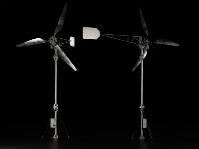 Generator Pack Low-poly 3D model